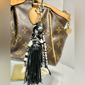 UNIQUE Handbag jewelry for any bag Charm purse Or  Keychain